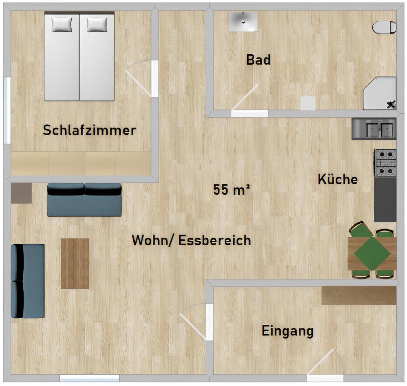 מדבאך Landhaus Schlossberg מראה חיצוני תמונה